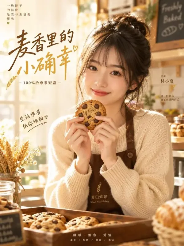饼干小姐的甜蜜逆袭 封面 - 魔改红果