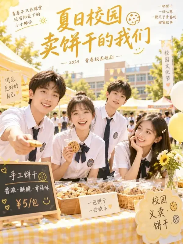 校园饼干社的夏天 封面 - 魔改红果